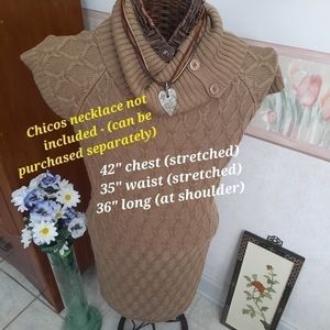 Gorgeous Calvin Klein Cable-knit sweater dress with cowl neck!🌼🌷💐🌻